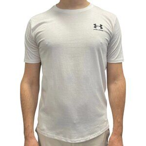 Under Armour Sportstyle Logo T-Shirt Men's Size XL Color White Short Sleeve Tee